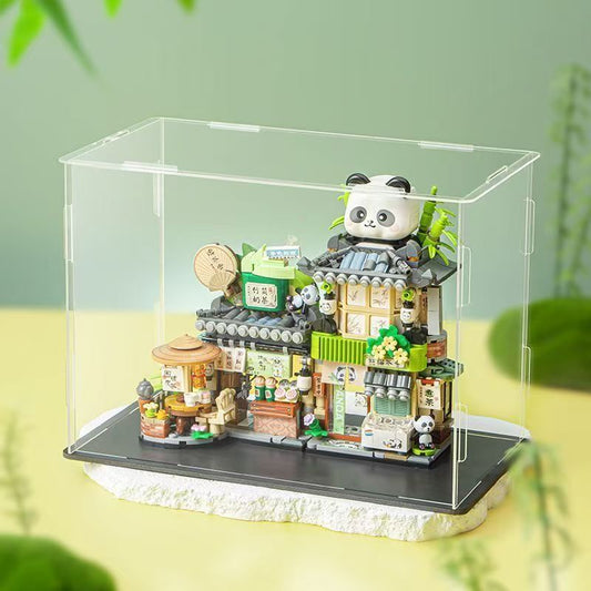 Set de Bloques de Construcción Tienda de Té Panda