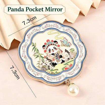 Panda Handheld & Pocket Mirror with Tassel - 10 Styles