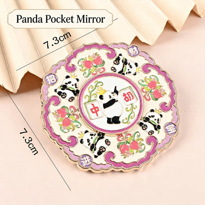 Panda Handheld & Pocket Mirror with Tassel - 10 Styles