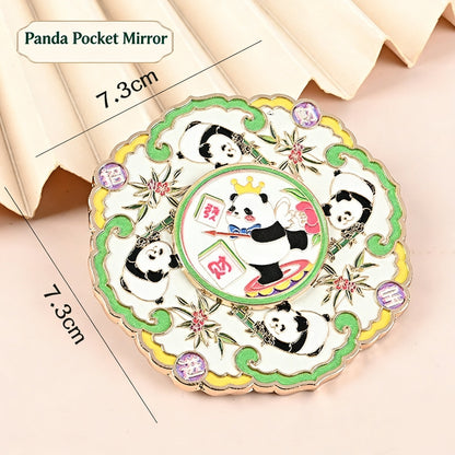Panda Handheld & Pocket Mirror with Tassel - 10 Styles