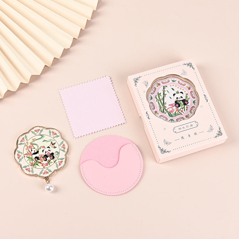 Panda Handheld & Pocket Mirror with Tassel - 10 Styles