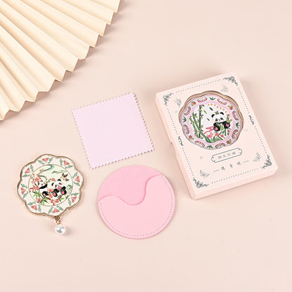 Panda Handheld & Pocket Mirror with Tassel - 10 Styles