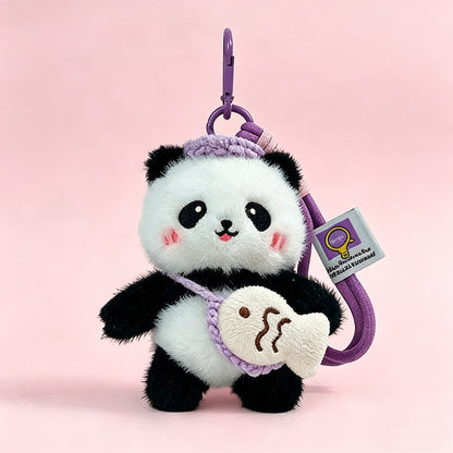 Panda Plush Bag Charm - Cute Backpack Accessory
