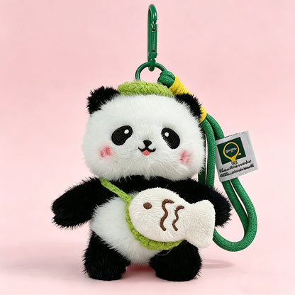 Panda Plush Bag Charm - Cute Backpack Accessory