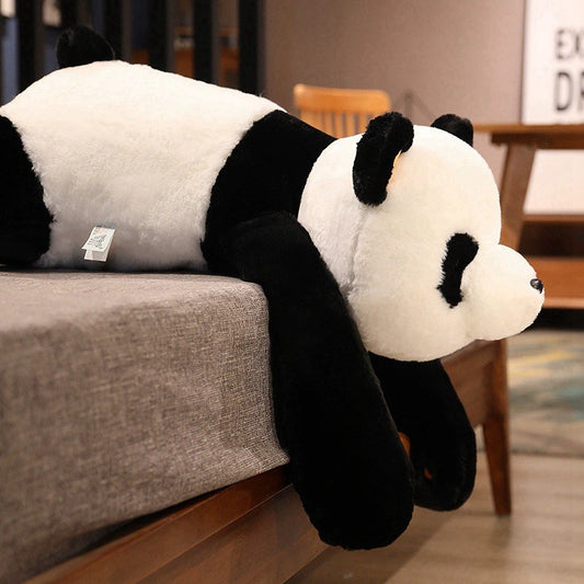 Almohada larga de peluche de panda gigante - Almohada corporal para abrazar