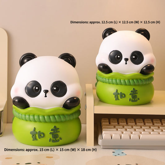 Cute panda piggy bank
