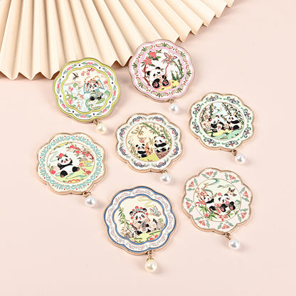 Panda Handheld & Pocket Mirror with Tassel - 10 Styles