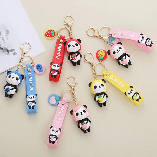 Llavero de silicona de pez panda - Bonito dije para bolso