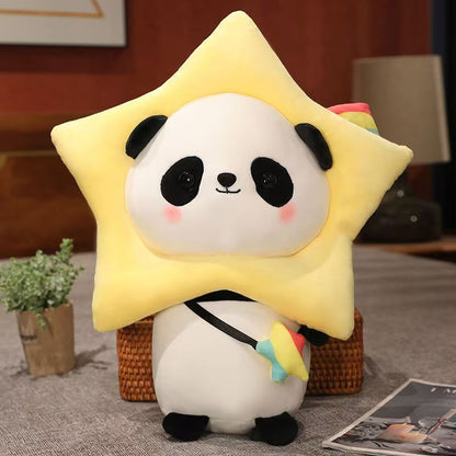 Panda Plush Toy Collection - Cute Animal & Fruit Costumes