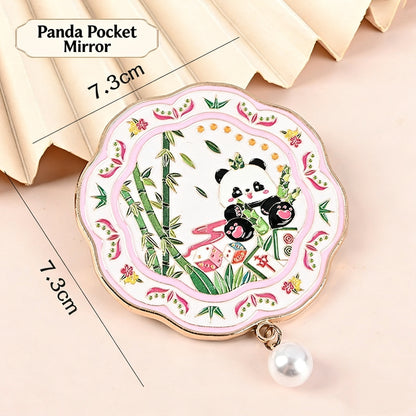 Panda Handheld & Pocket Mirror with Tassel - 10 Styles