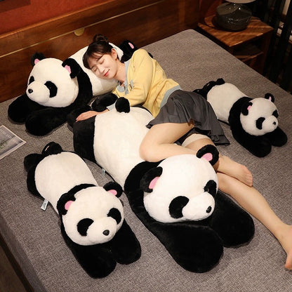 Giant Panda Long Plush Pillow - Cuddle Body Pillow 