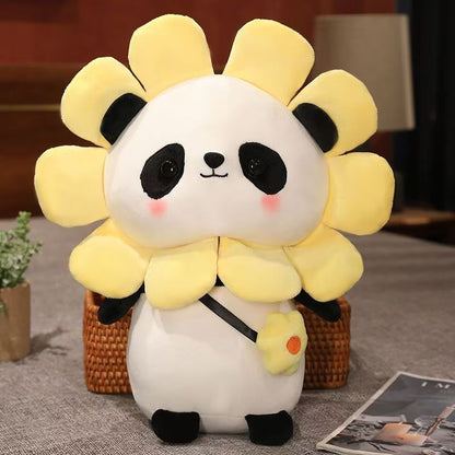Panda Plush Toy Collection - Cute Animal & Fruit Costumes