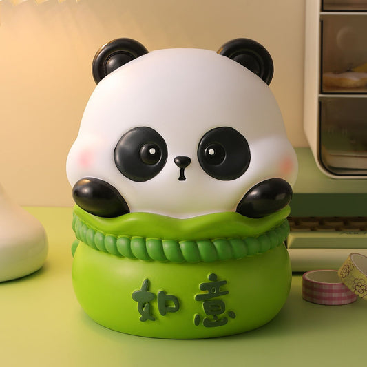 Cute panda piggy bank