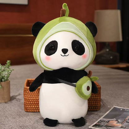 Panda Plush Toy Collection - Cute Animal & Fruit Costumes
