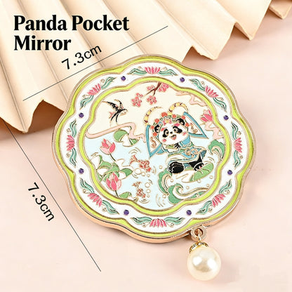 Panda Handheld & Pocket Mirror with Tassel - 10 Styles