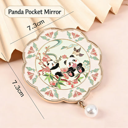 Panda Handheld & Pocket Mirror with Tassel - 10 Styles