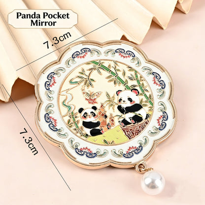 Panda Handheld & Pocket Mirror with Tassel - 10 Styles